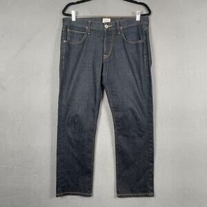 Hudson Jeans Pants Mens 32 Byron Straight Dark Wash Stretch Denim Five Pocket